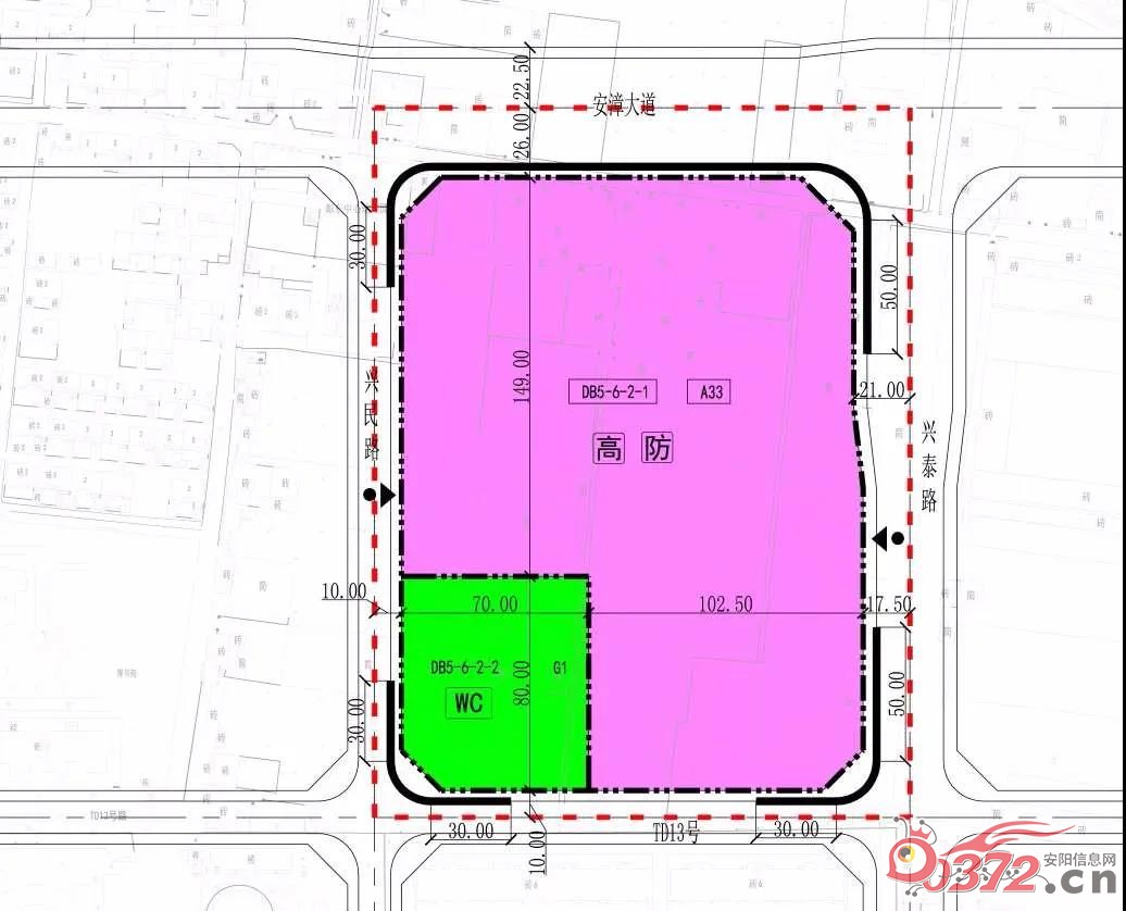 安阳这里规划新建一所高中,新建高中即为洹北中学整体迁建项目.