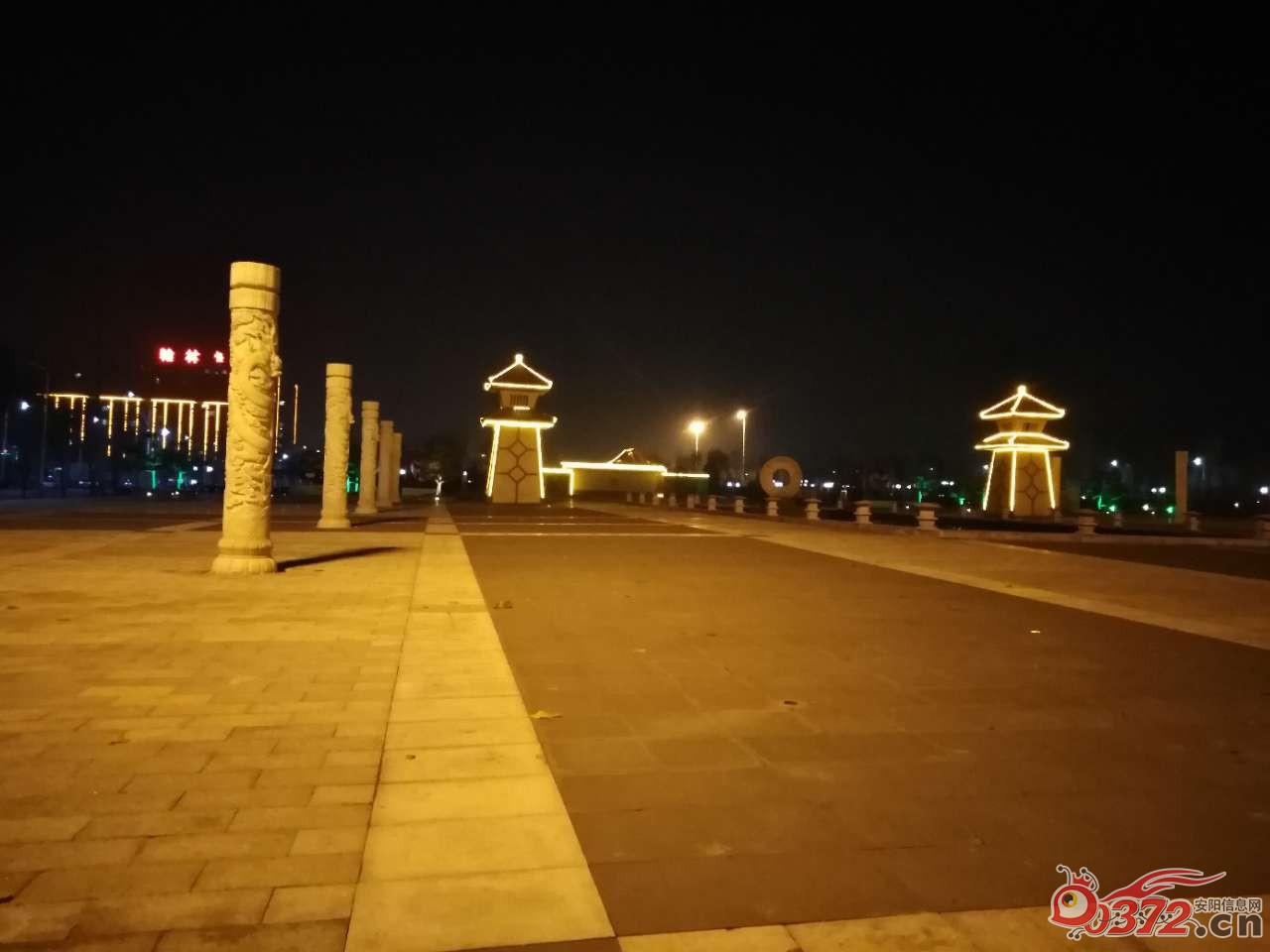 内黄硝河游园夜景